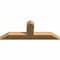 Ekena Millwork Portland Smooth Timber Gable Bracket, Western Red Cedar, 48"W x 18"H x 3 1/2"D x 5 1/2"F, 9/12 Pitch GBW048X18X0406POR00SWR - alternate 5